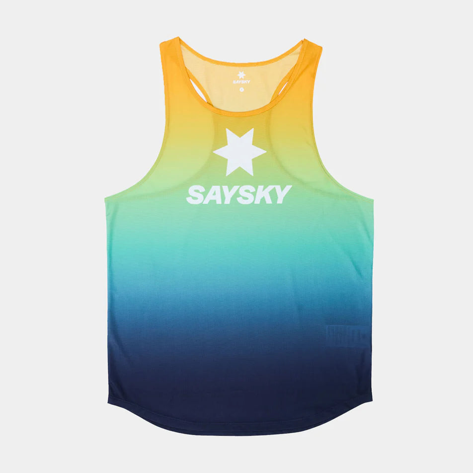 SaySky Drip Dye Flow Singlet Men