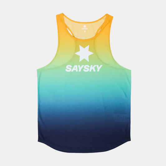 SaySky Drip Dye Flow Singlet Men