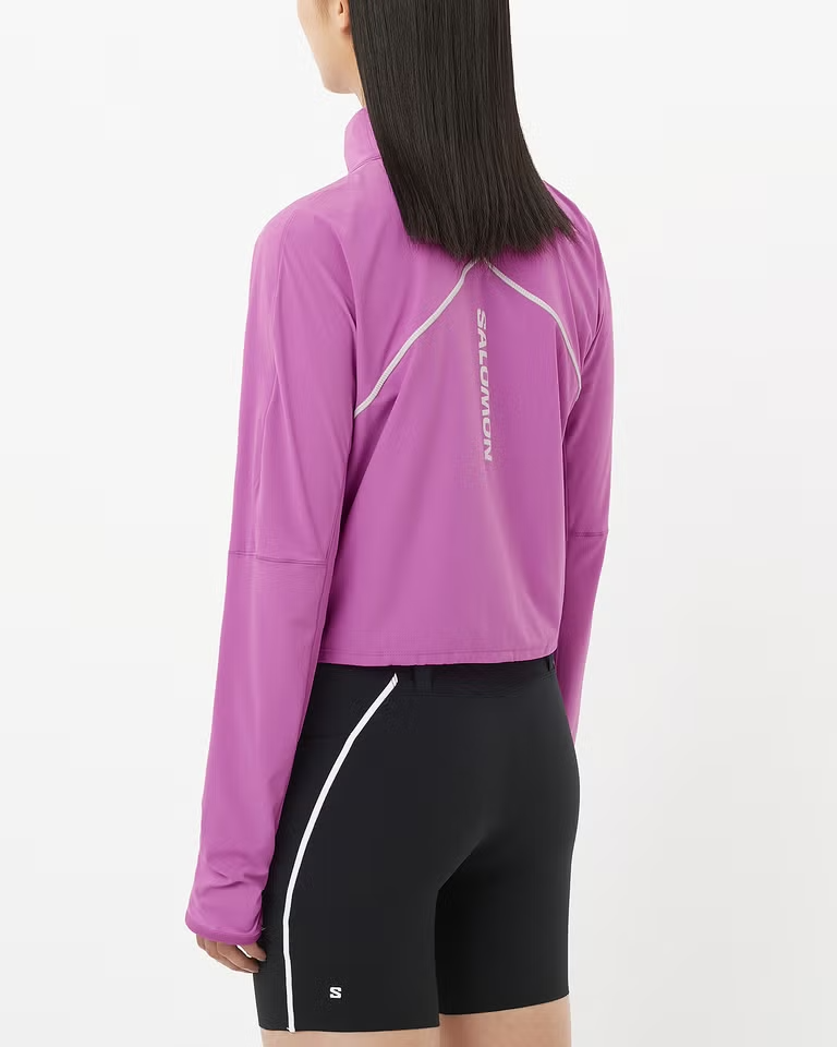 _Salomon Aero Hybrid Cropped Pullover Women