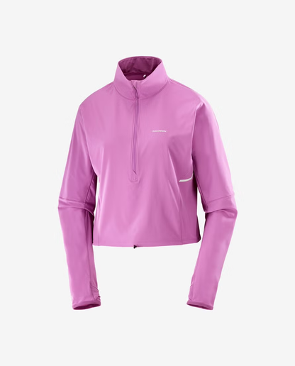_Salomon Aero Hybrid Cropped Pullover Women