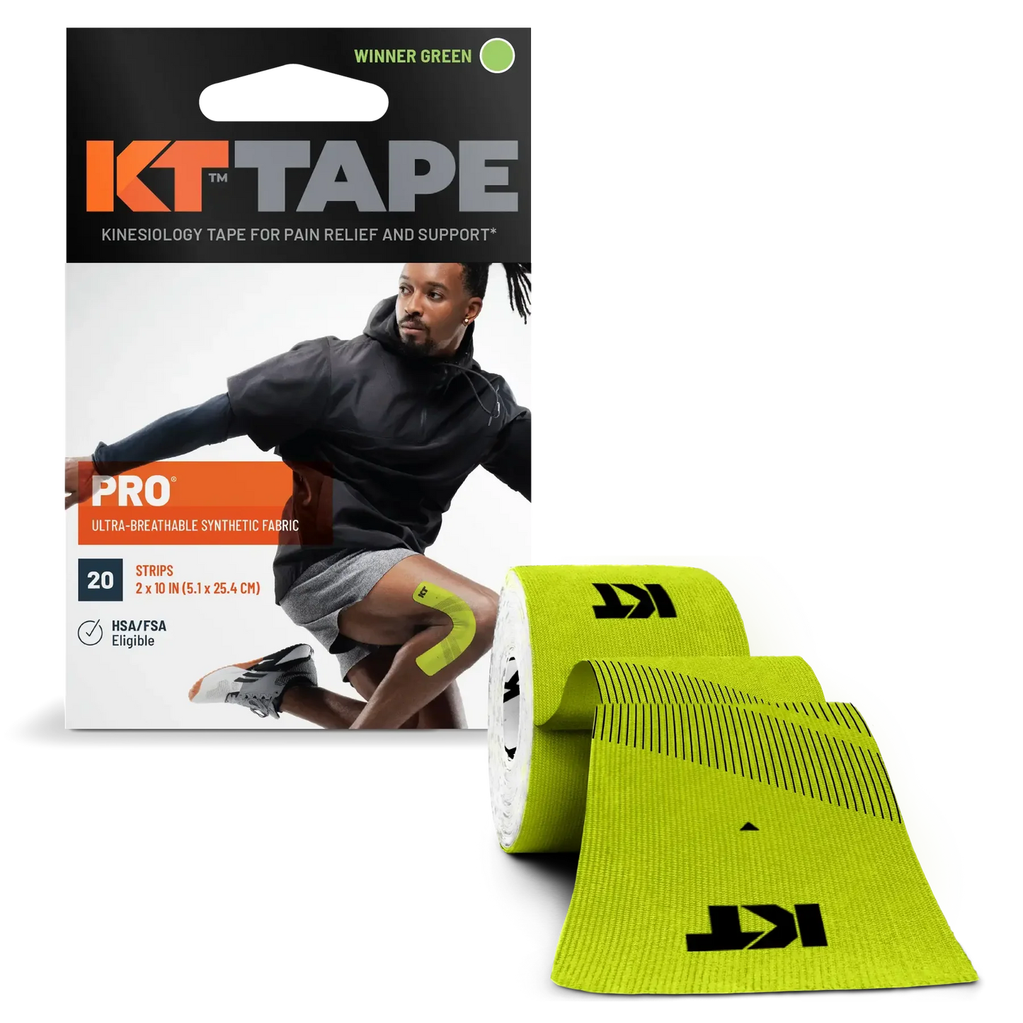 KT Tape Pro Synthetic Precut 20ct Roll