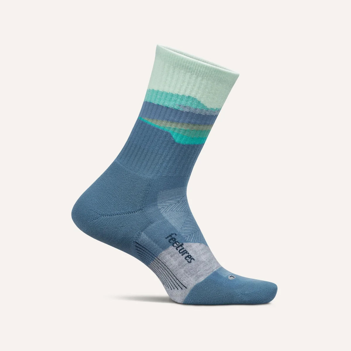 Feetures Trail Max Cushion Mini Crew Socks