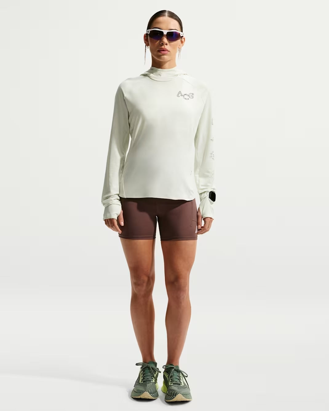 Nike ACG "Solar Chase" Women's Dri-FIT UV Protection Hooded Trail Running Top