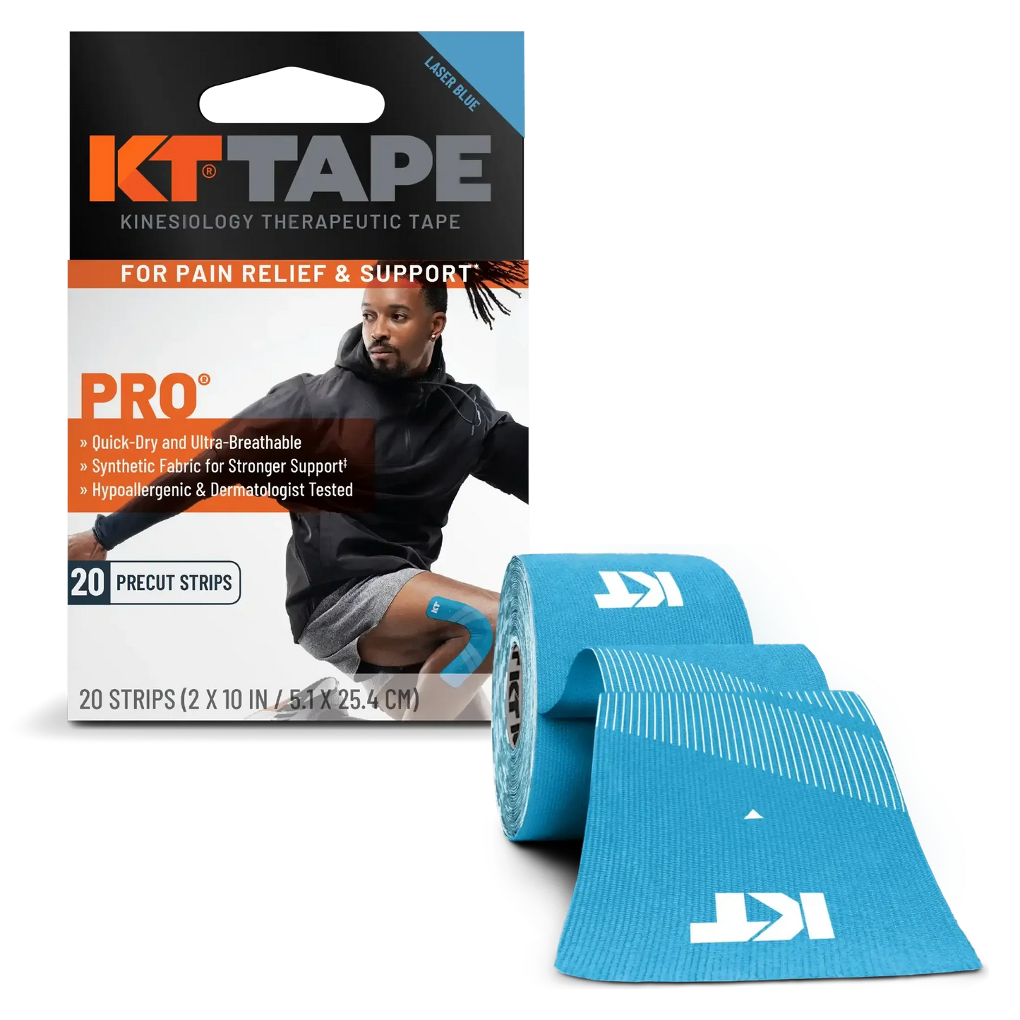 KT Tape Pro Synthetic Precut 20ct Roll