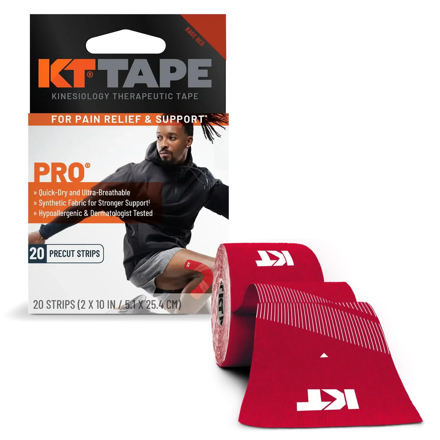 KT Tape Pro Synthetic Precut 20ct Roll