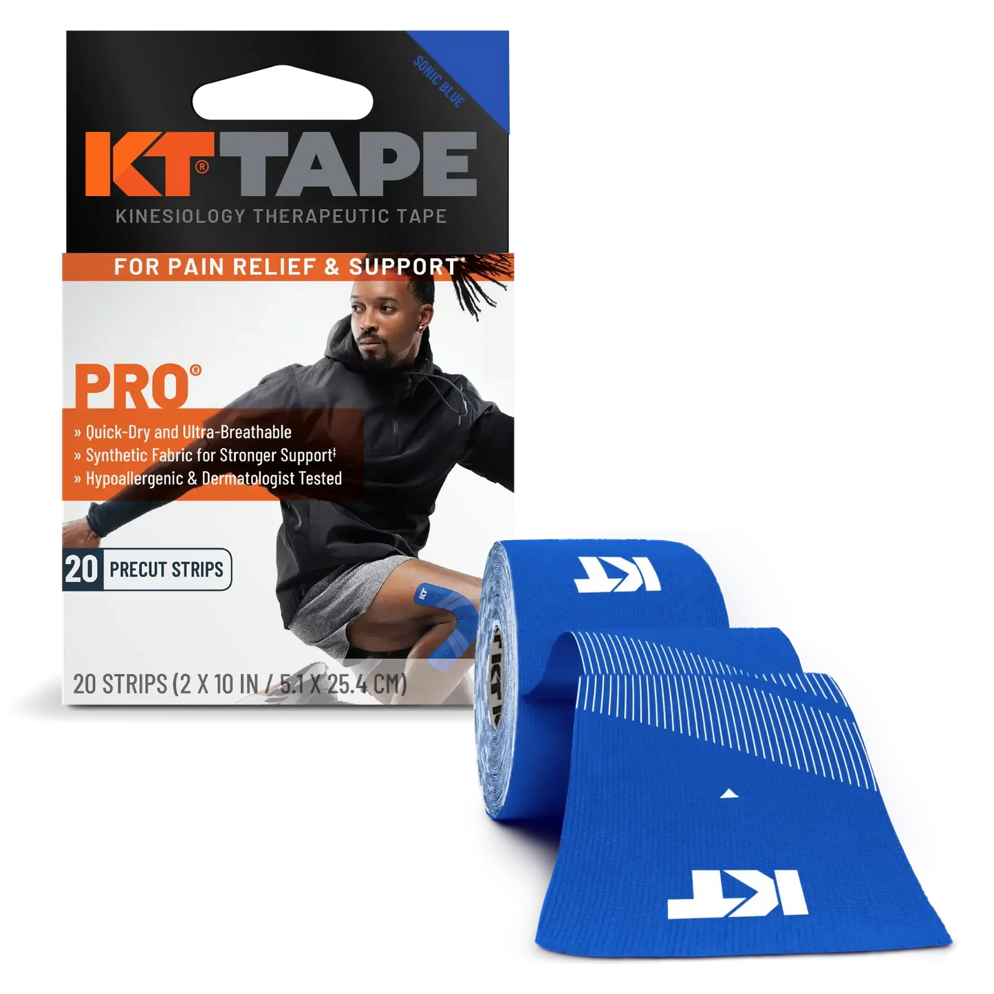 KT Tape Pro Synthetic Precut 20ct Roll
