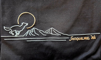 Snoqualmie Running x Jack & Sage Custom Embroidered Tees