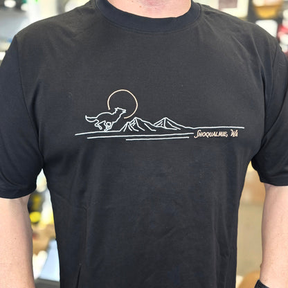 Snoqualmie Running x Jack & Sage Custom Embroidered Tees